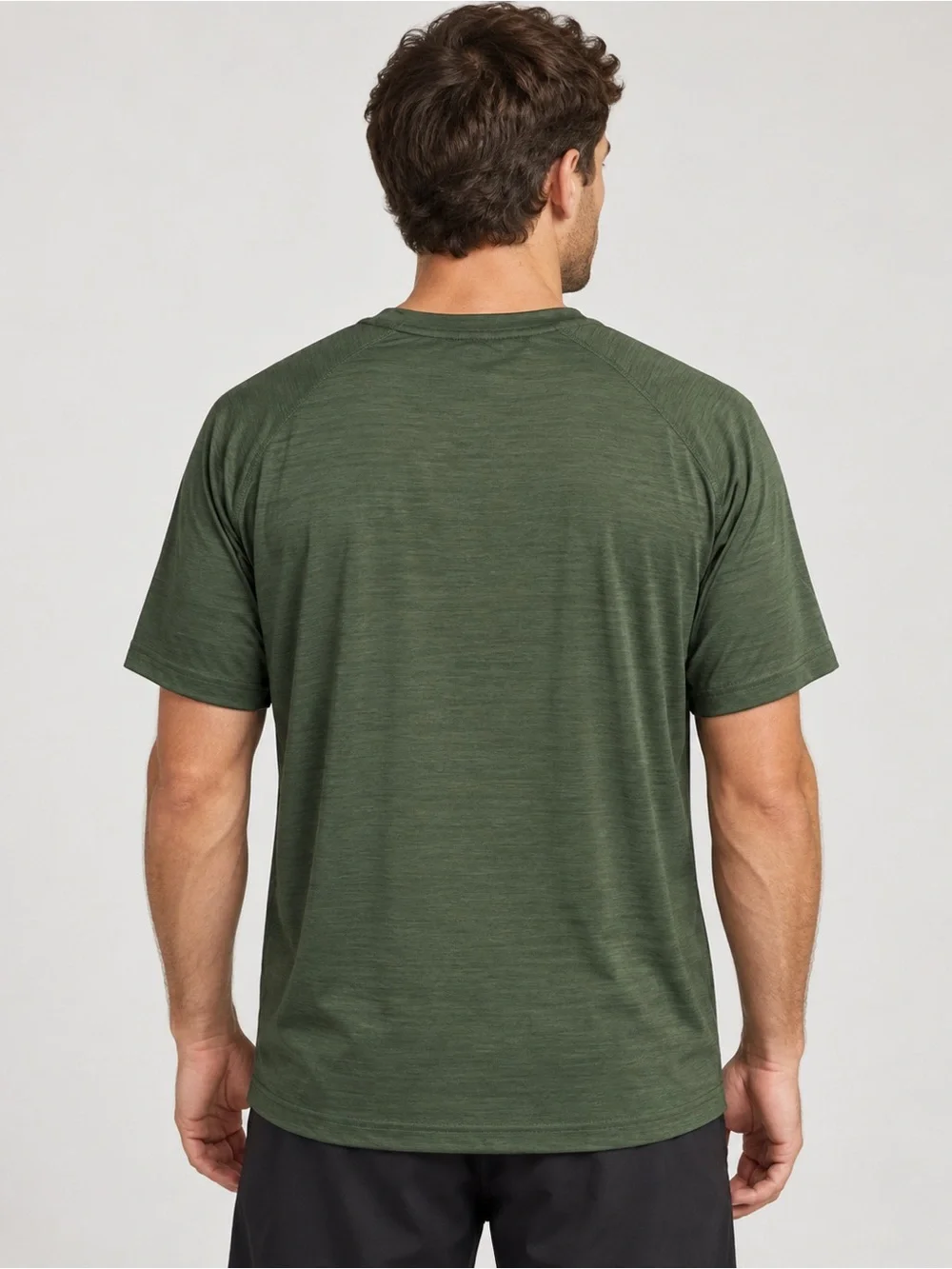 Eddie Bauer Motion Men’s XL Olive Green Performance Athletic T-Shirt